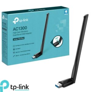 Archer T3U Plus Adaptador USB Inalámbrico Banda Dual AC1300 Alta Ganancia