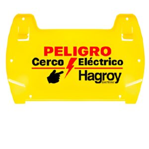 HAGROY HG-LTP Letrero de advertencia para cerco eléctrico