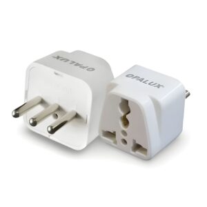 ADAPATDOR OPALUX OP-603-F 1 TOMA MULTIPLE 2 UNIVERSAL ENCHUFE PLANO