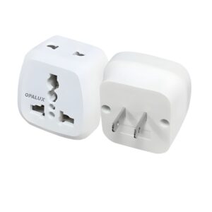 ADAPTADOR OPALUX OP-633A-E ESPIGA PLANA A 1 ENTRADA UNIVERSAL